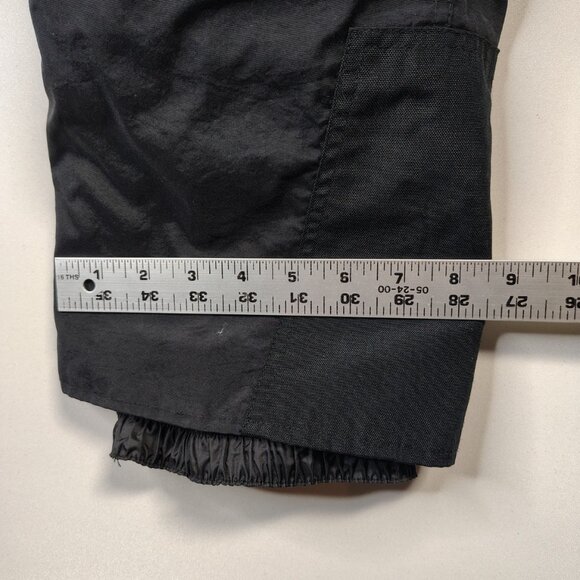 Boulder Gear Snow Pants Womens Black Fleece Lined Full Zip Waist Overs Size 12 - Picture 9 of 16